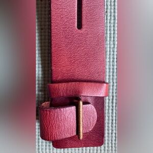 Cabi classic burgundy Leather Belt